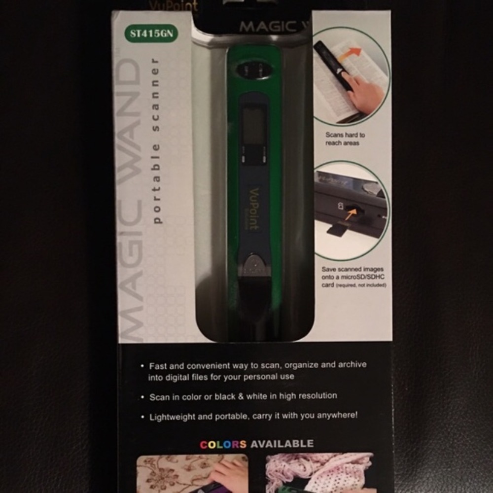 Magic Wand Portable Scanner